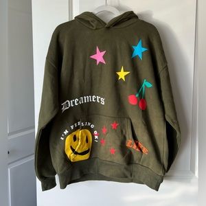 Smiley Face Graphic Hoodie